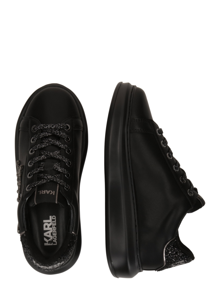 Karl Lagerfeld Sneaker low  negru / argintiu