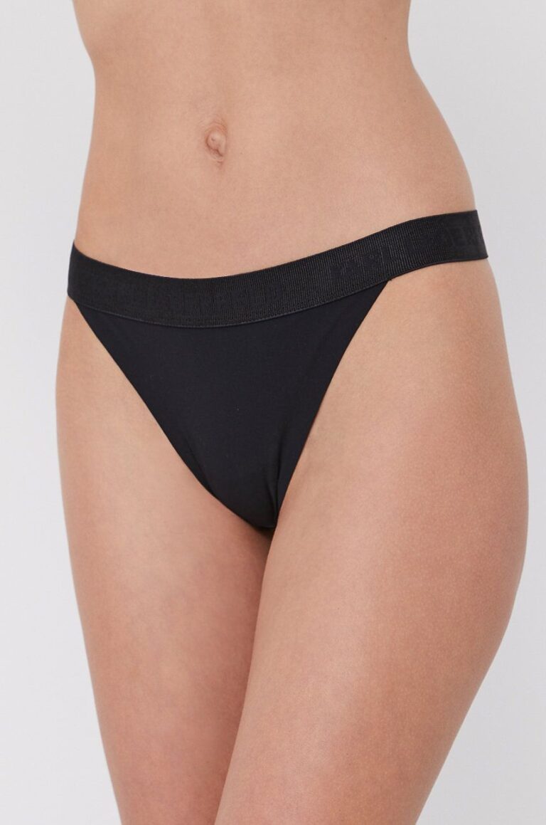 Karl Lagerfeld Tanga culoarea negru