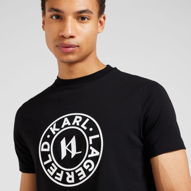 Karl Lagerfeld Tricou  negru / alb preţ