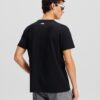 Karl Lagerfeld Tricou  negru / alb