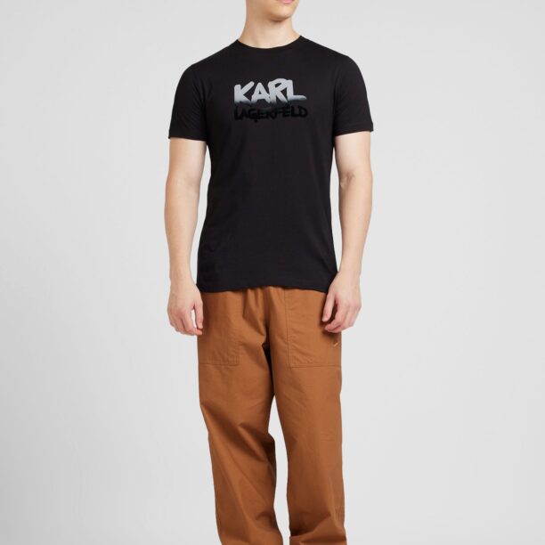 Preţ Karl Lagerfeld Tricou  negru / alb