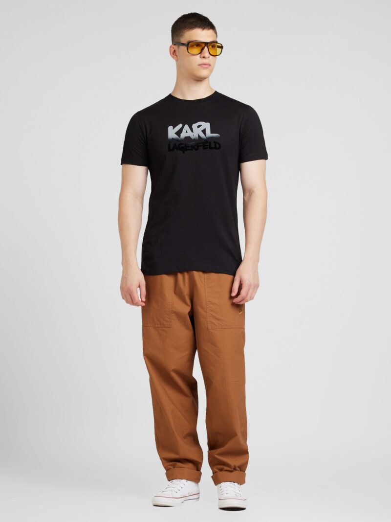 Preţ Karl Lagerfeld Tricou  negru / alb