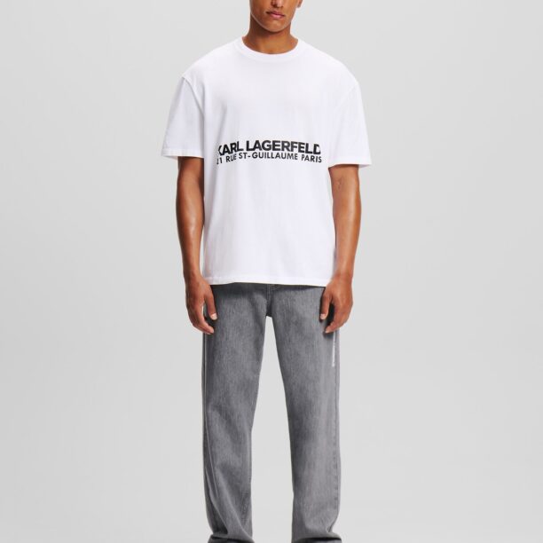 Preţ Karl Lagerfeld Tricou  negru / alb