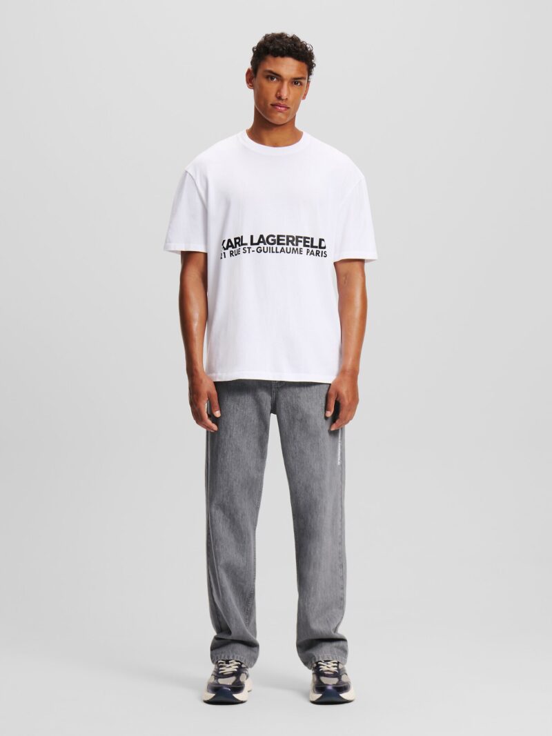 Preţ Karl Lagerfeld Tricou  negru / alb