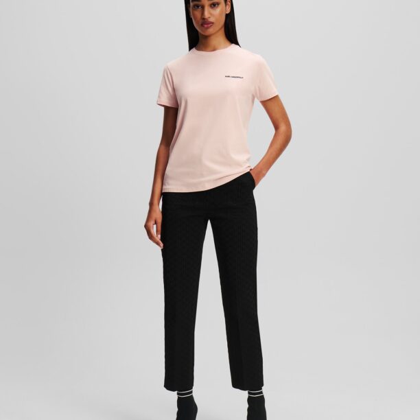 Preţ Karl Lagerfeld Tricou  roz / negru