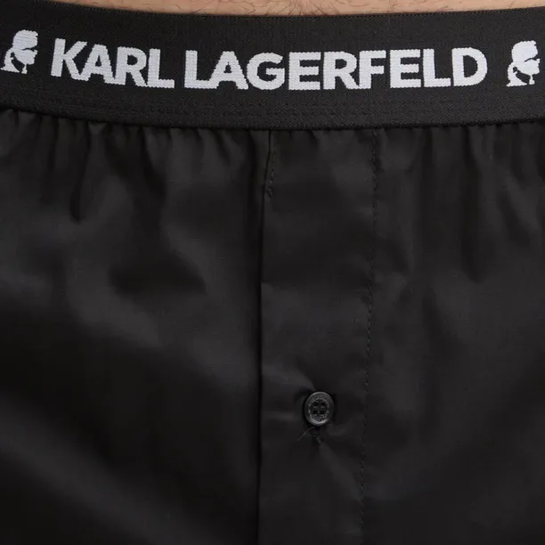 Karl Lagerfeld boxeri de bumbac culoarea negru preţ