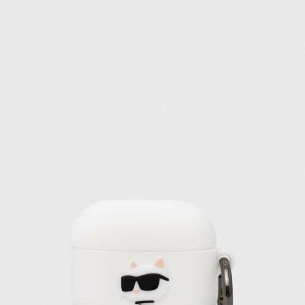 Karl Lagerfeld carcasa airpod AirPods 3 cover culoarea alb