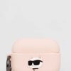 Karl Lagerfeld carcasa airpod AirPods Pro 2 cover culoarea roz