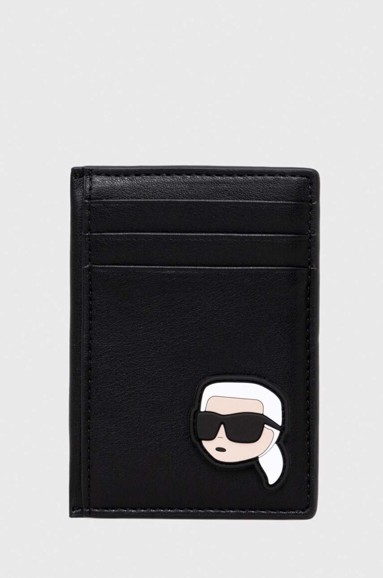 Karl Lagerfeld carcasa cardului culoarea negru