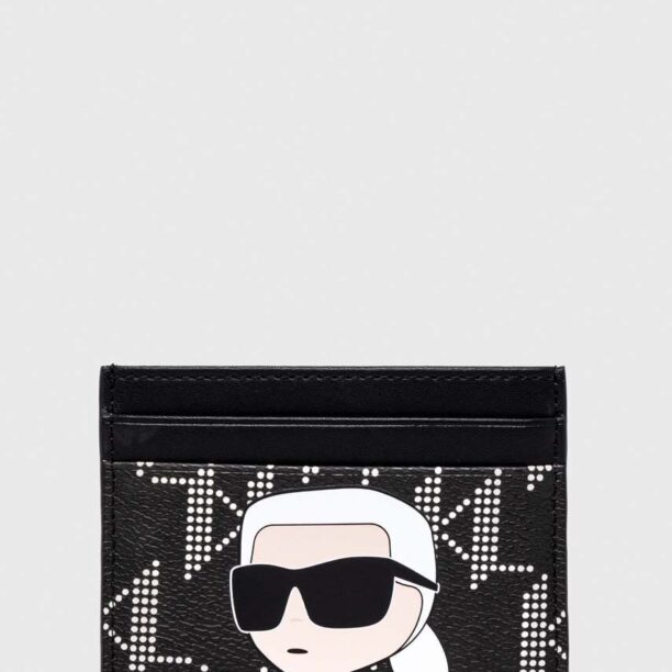 Karl Lagerfeld carcasa cardului culoarea negru