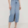 Karl Lagerfeld fusta jeans midi