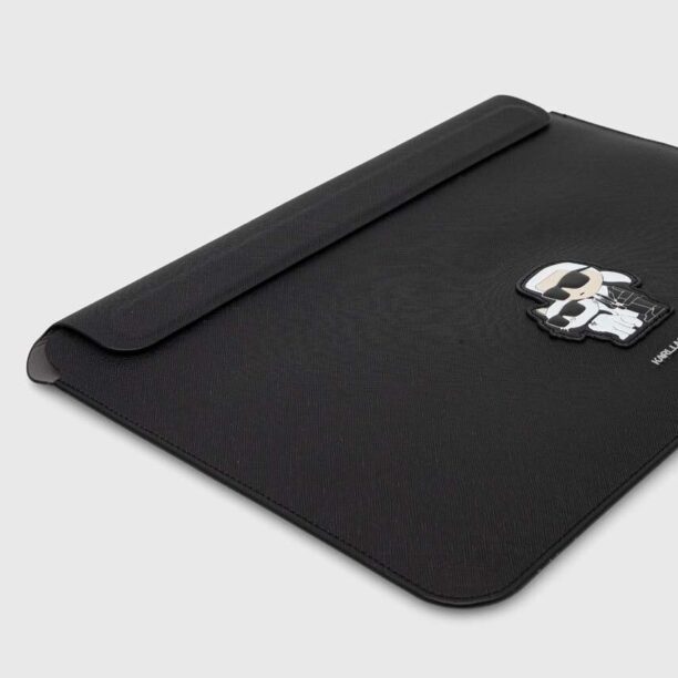 Karl Lagerfeld husa laptop Sleeve 14" culoarea negru preţ