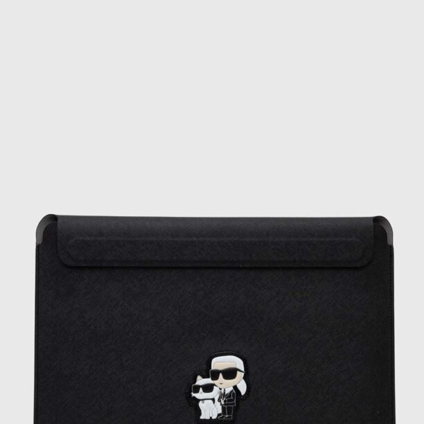 Karl Lagerfeld husa laptop Sleeve 14" culoarea negru