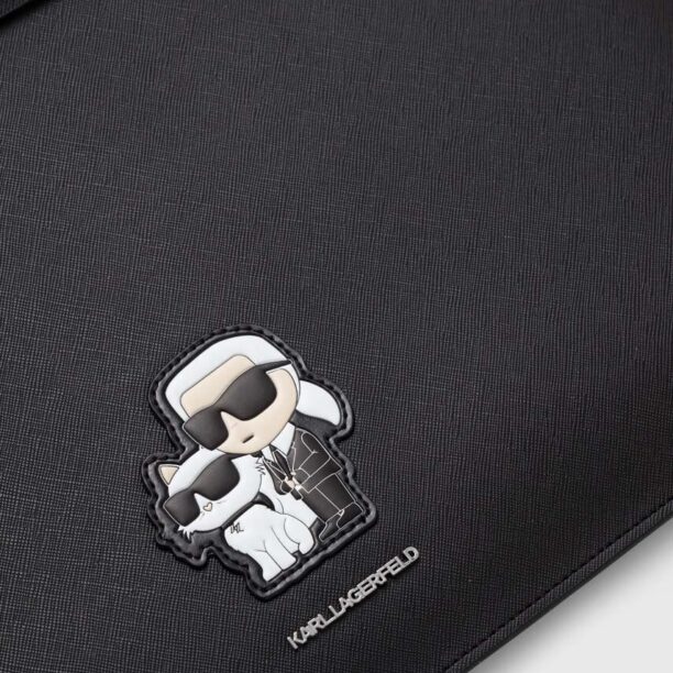 Karl Lagerfeld husa laptop Sleeve 16" culoarea negru preţ