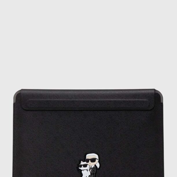 Karl Lagerfeld husa laptop Sleeve 16" culoarea negru