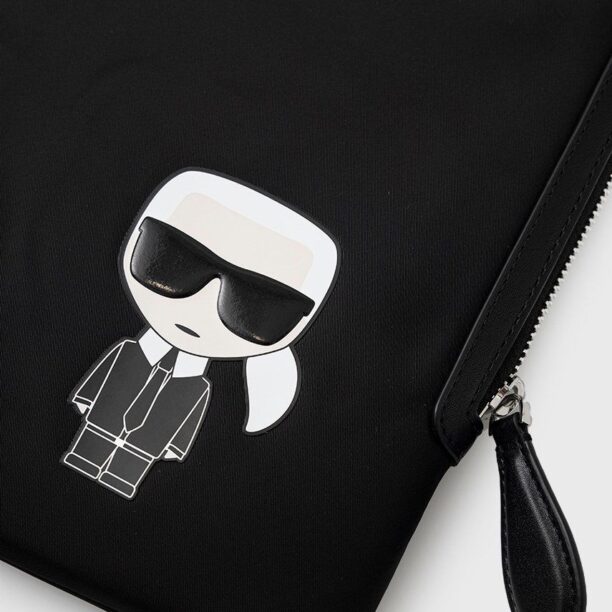 Karl Lagerfeld husa laptop culoarea negru preţ