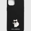 Karl Lagerfeld husă pentru telefon iPhone 15 Plus / 14 Plus 6.7'' culoarea negru