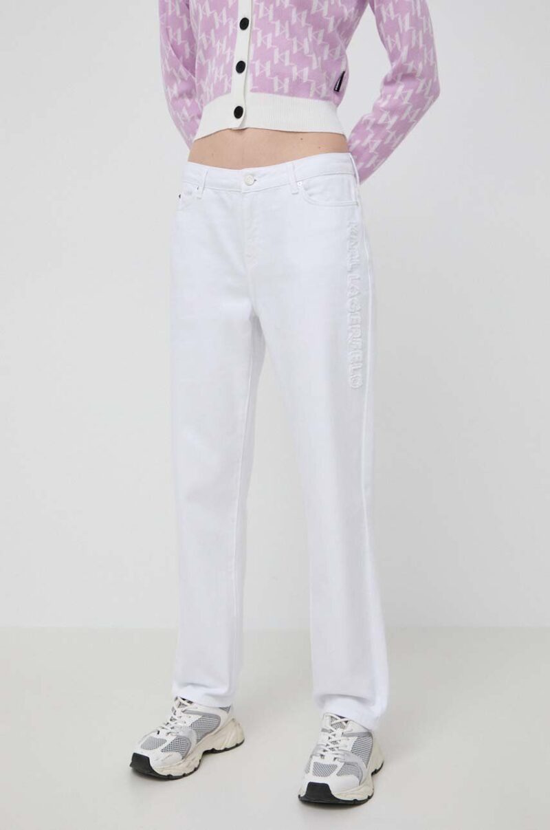 Karl Lagerfeld jeansi femei high waist