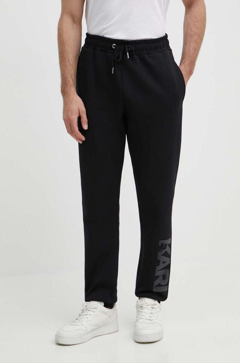 Karl Lagerfeld pantaloni de trening culoarea negru