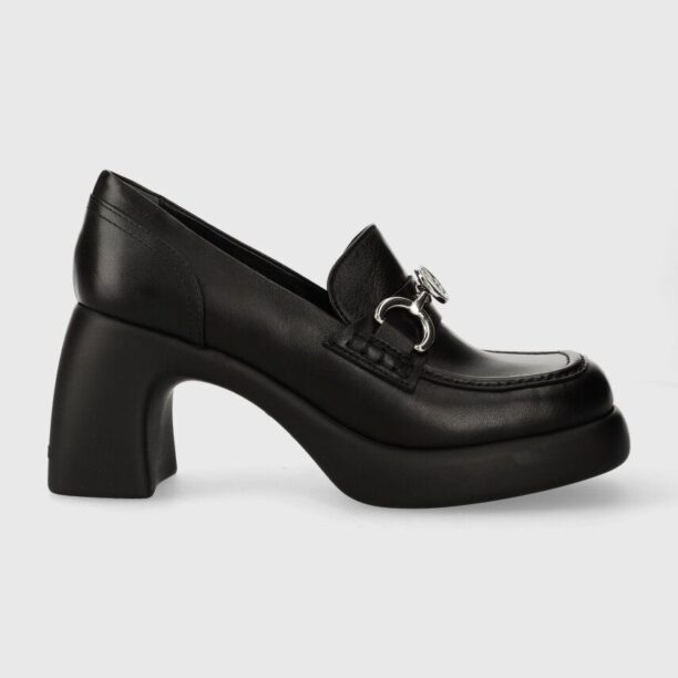 Karl Lagerfeld pantofi de piele ASTRAGON culoarea negru