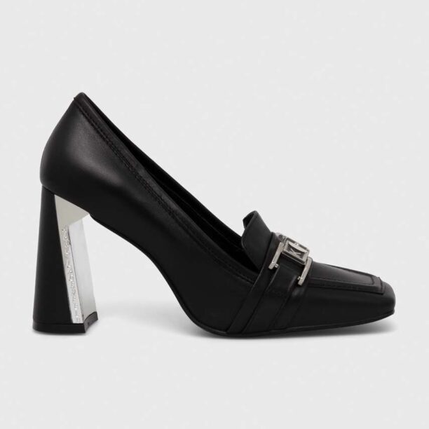 Karl Lagerfeld pantofi de piele MASQUE culoarea negru