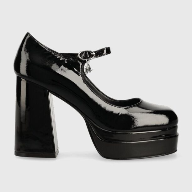 Karl Lagerfeld pantofi de piele STRADA culoarea negru