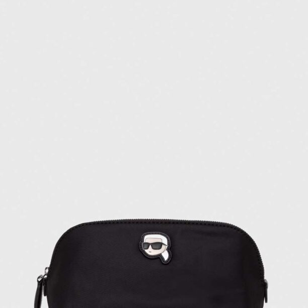 Karl Lagerfeld portfard culoarea negru