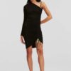 Karl Lagerfeld rochie culoarea negru