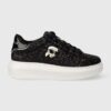 Karl Lagerfeld sneakers KAPRI culoarea negru