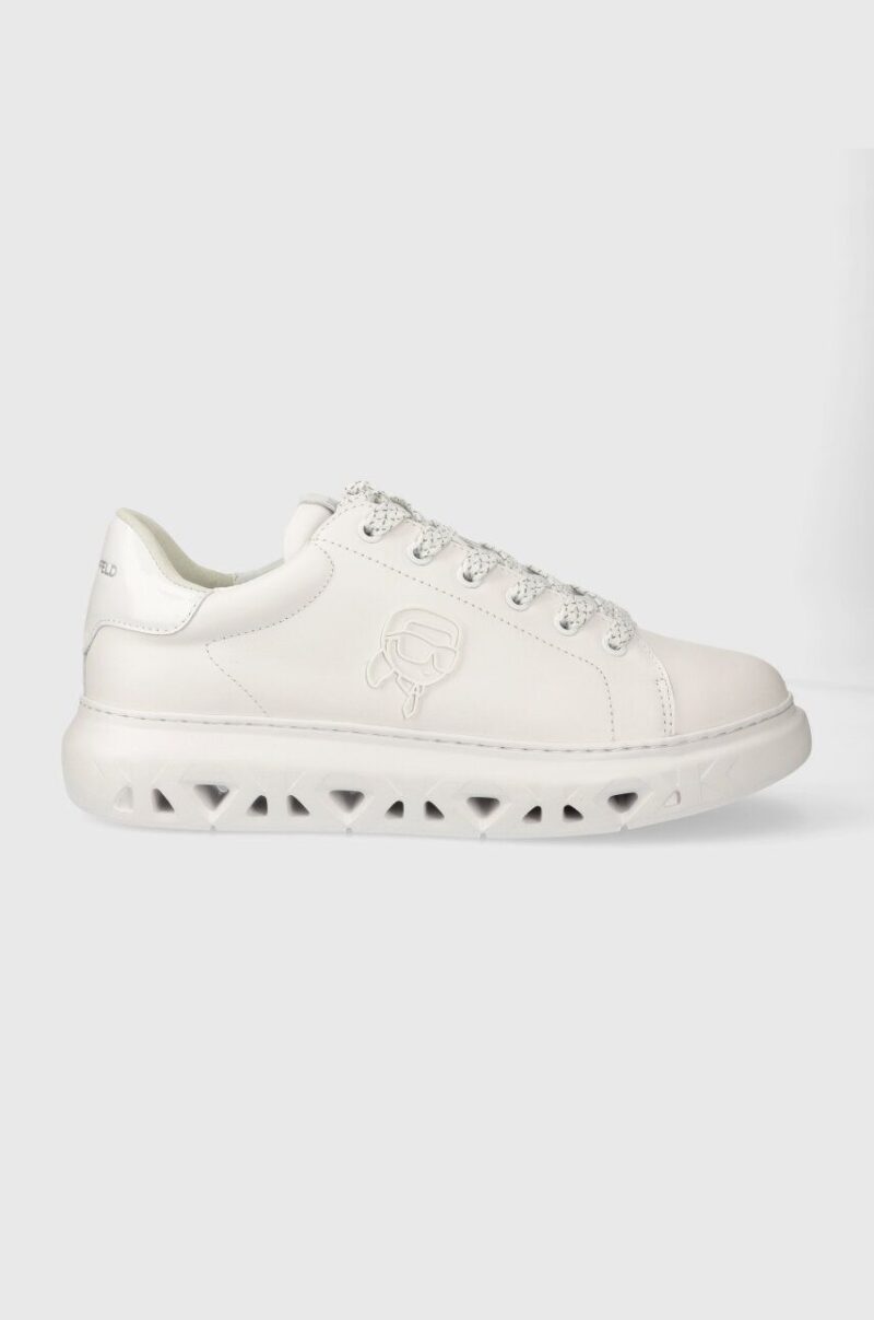 Karl Lagerfeld sneakers din piele KAPRI KITE culoarea alb