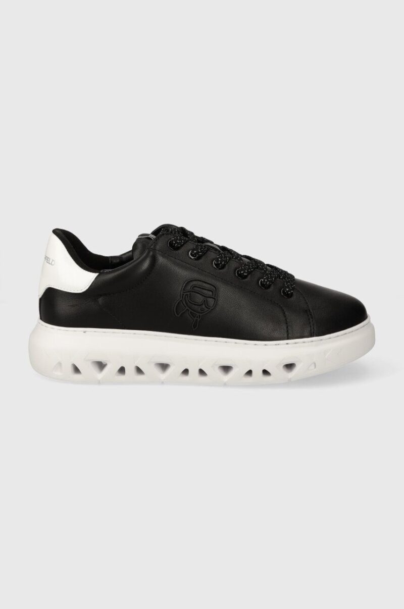 Karl Lagerfeld sneakers din piele KAPRI KITE culoarea negru