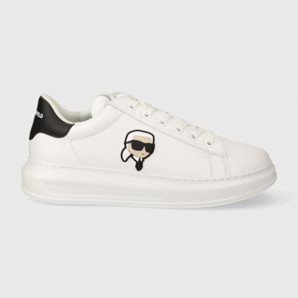 Karl Lagerfeld sneakers din piele KAPRI MENS culoarea alb