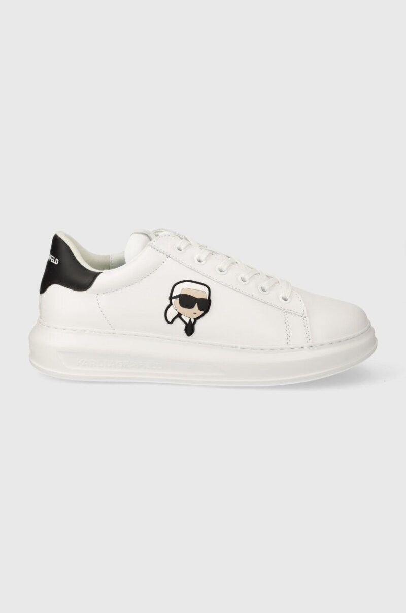 Karl Lagerfeld sneakers din piele KAPRI MENS culoarea alb