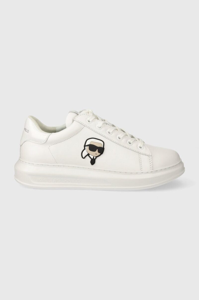 Karl Lagerfeld sneakers din piele KAPRI MENS culoarea alb