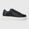 Karl Lagerfeld sneakers din piele KAPRI MENS culoarea albastru marin