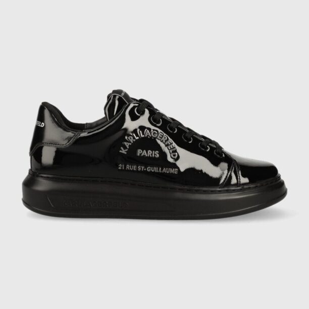 Karl Lagerfeld sneakers din piele KAPRI MENS culoarea negru