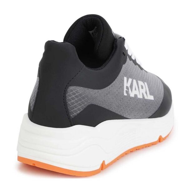 Karl Lagerfeld sneakers pentru copii culoarea negru preţ