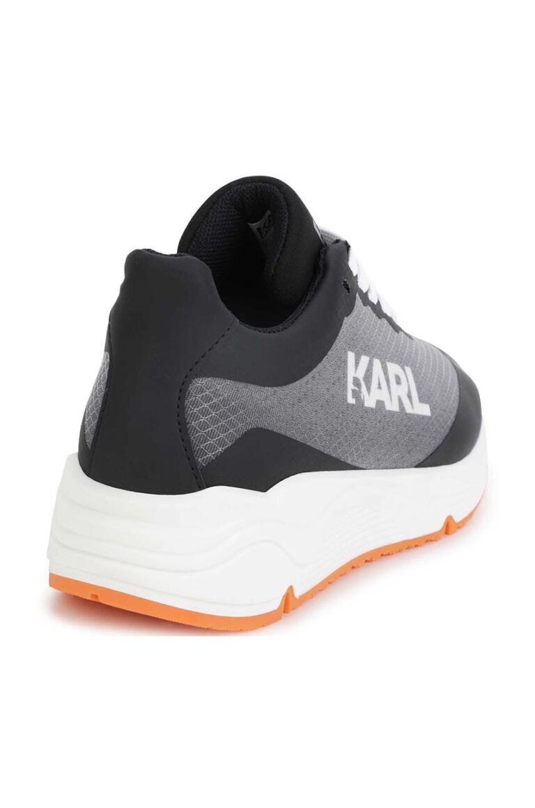 Karl Lagerfeld sneakers pentru copii culoarea negru preţ