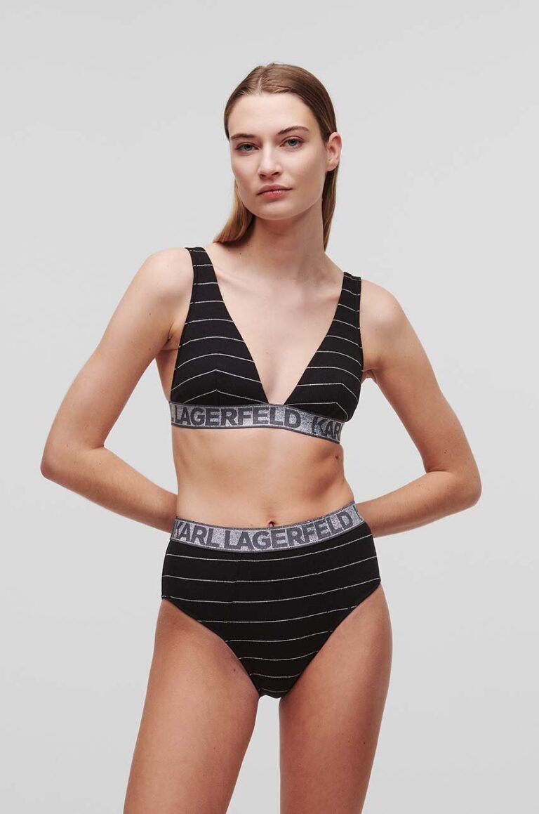 Karl Lagerfeld sutien culoarea negru