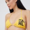 Karl Lagerfeld sutien de baie culoarea galben