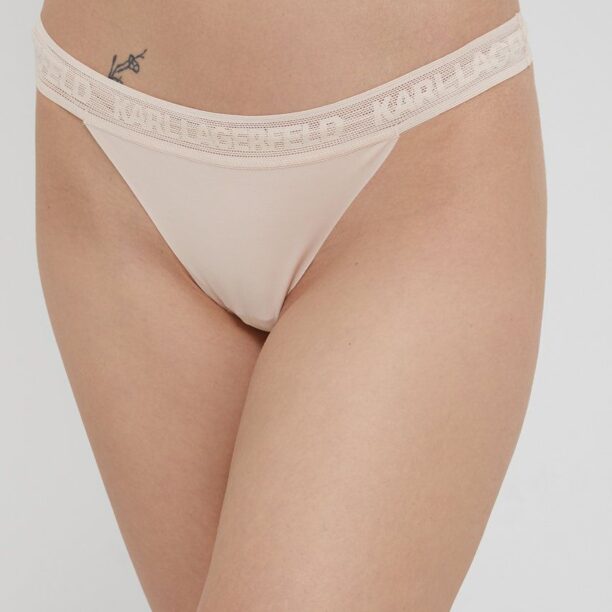 Karl Lagerfeld tanga culoarea bej