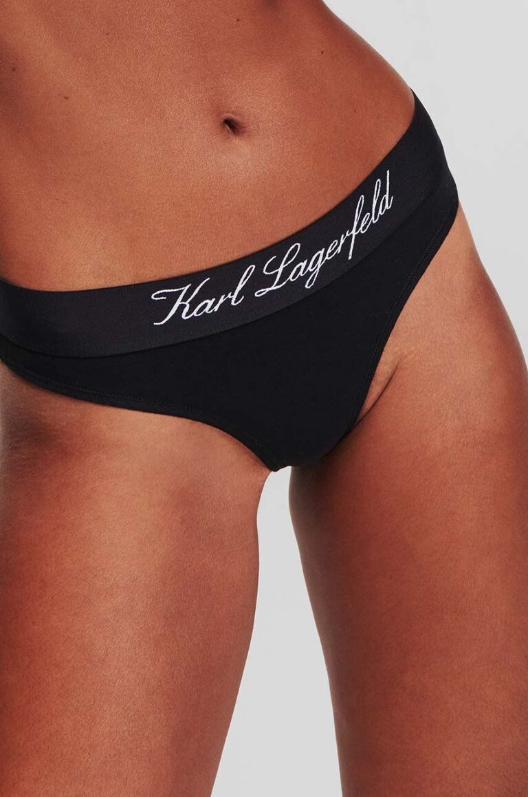 Karl Lagerfeld tanga culoarea negru preţ