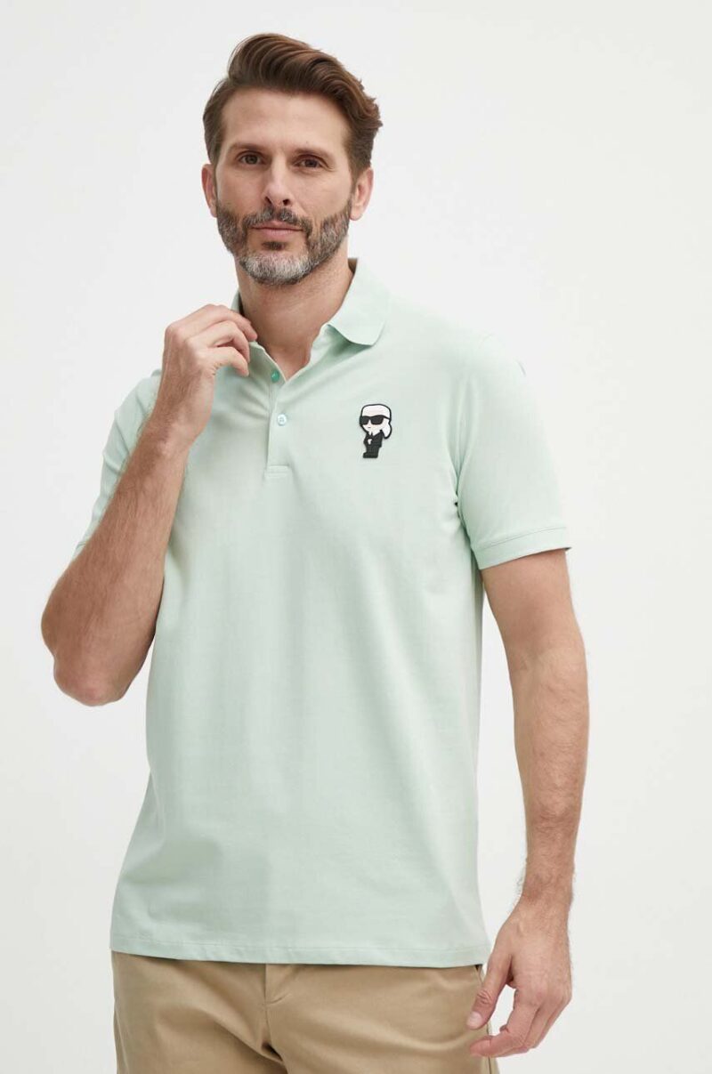 Karl Lagerfeld tricou polo bărbați