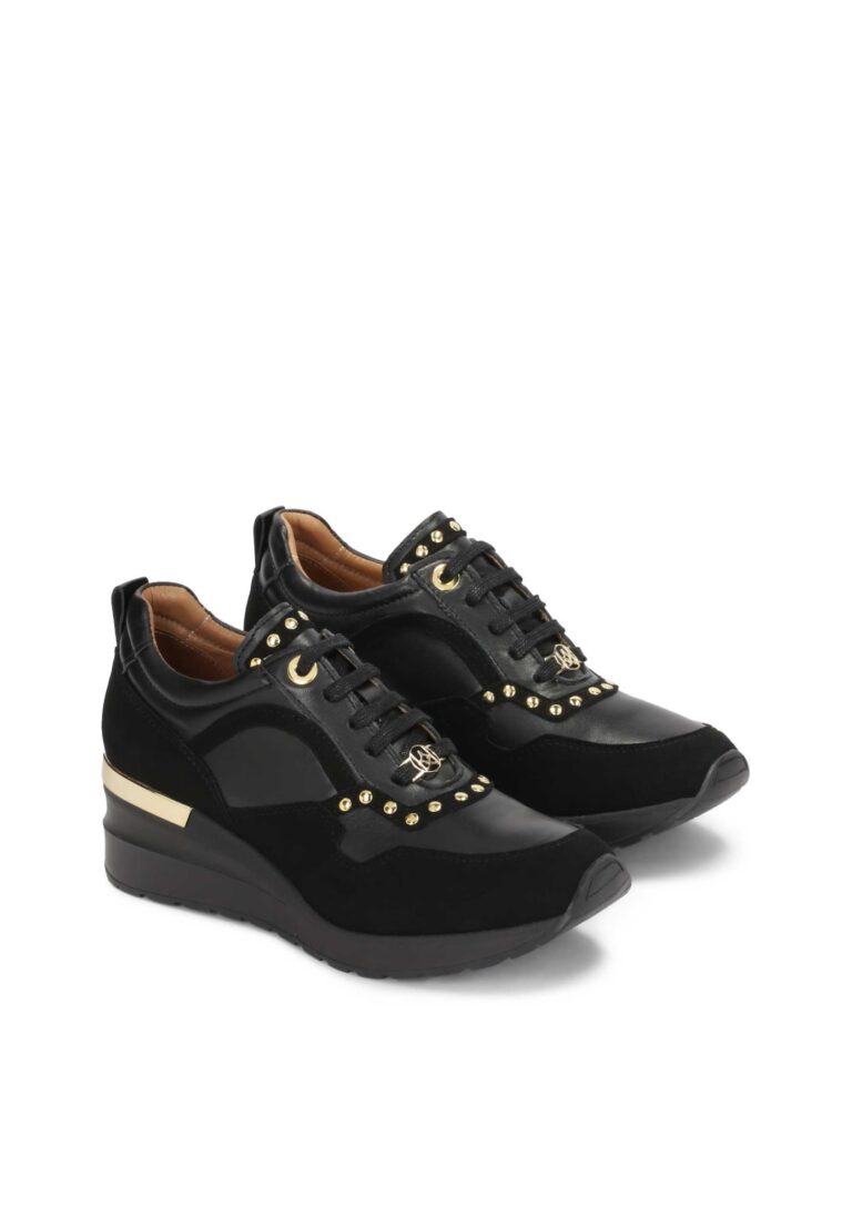 Kazar Sneaker low  auriu / negru