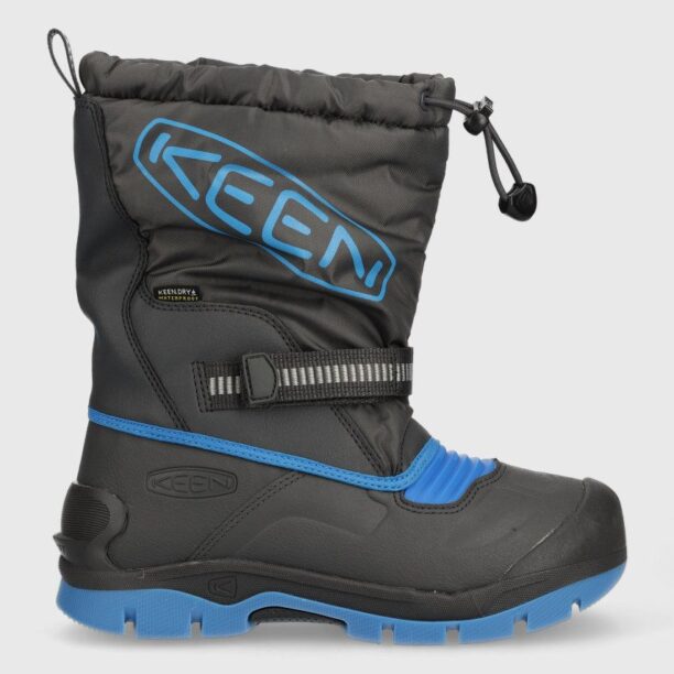 Keen cizme de iarna copii Snow Troll culoarea gri