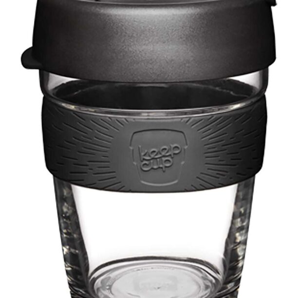 KeepCup cană cu capac Brew Black 340ml preţ