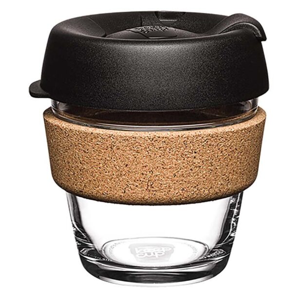 KeepCup cană de cafea Brew Cork Black 454ml