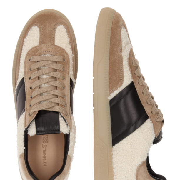 Kennel & Schmenger Sneaker low 'POP'  ecru / maro deschis / negru