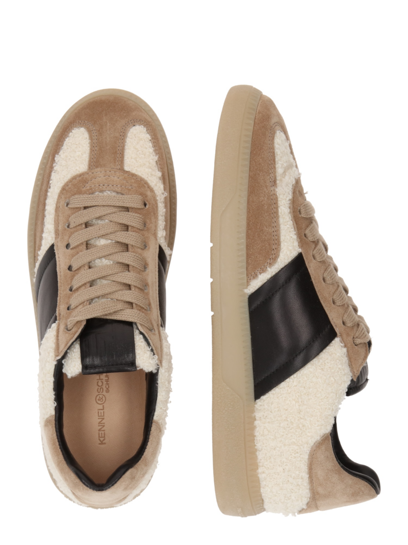 Kennel & Schmenger Sneaker low 'POP'  ecru / maro deschis / negru