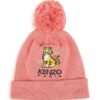 Kenzo Kids caciula din amestec de casmir pentru copii culoarea roz